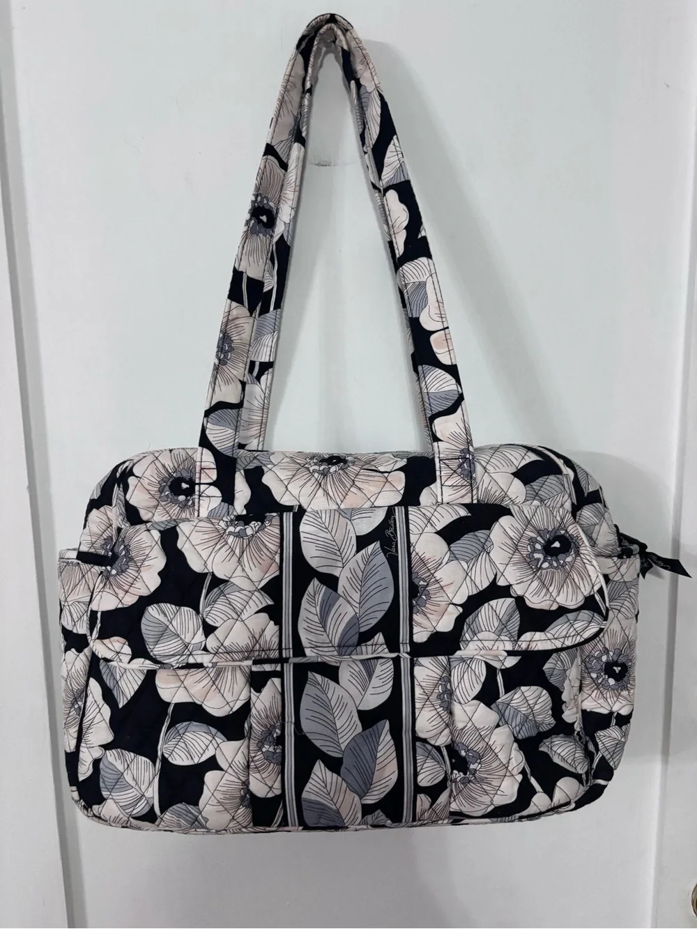Vera Bradley diaper bag in retired Camellia pattern w/ changing pad